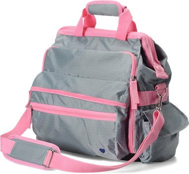Gray Pink Nurse Mates Ultimate Nursing Bag 